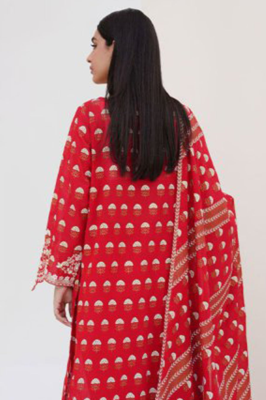 Zellbury Vol-04 Embroidered Lawn Unstitched 3 Piece Suit WUS23E30195