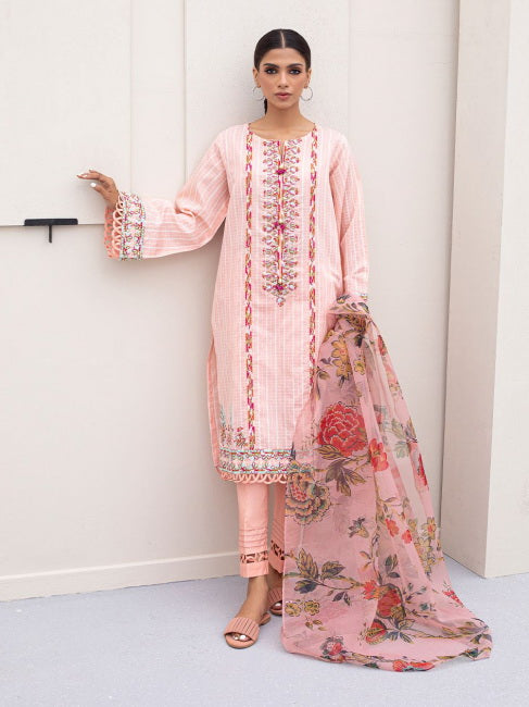 Zellbury Vol-05 Embroidered Lawn Unstitched 3 Piece Suit WUS23E30286