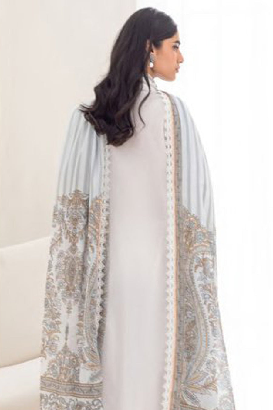 Zellbury Vol-04 Embroidered Lawn Unstitched 3 Piece Suit WUS23E30299