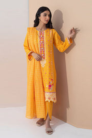 Zellbury Vol-04 Embroidered Lawn Unstitched 3 Piece Suit WUS23E30364