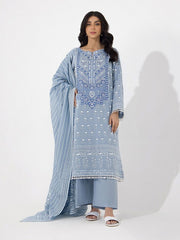 Zellbury Vol-05 Embroidered Lawn Unstitched 3 Piece Suit WUS23E30423