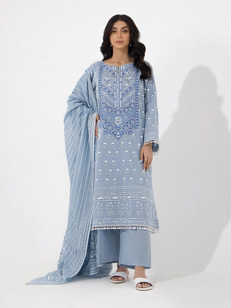 Zellbury Vol-05 Embroidered Lawn Unstitched 3 Piece Suit WUS23E30423