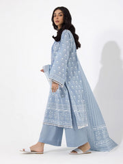 Zellbury Vol-05 Embroidered Lawn Unstitched 3 Piece Suit WUS23E30423