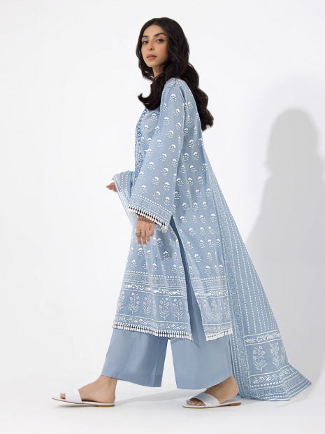 Zellbury Vol-05 Embroidered Lawn Unstitched 3 Piece Suit WUS23E30423