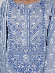 Zellbury Vol-05 Embroidered Lawn Unstitched 3 Piece Suit WUS23E30423