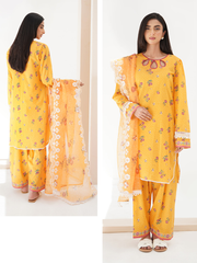 Zellbury Vol-05 Embroidered Lawn Unstitched 3 Piece Suit WUS23E30503