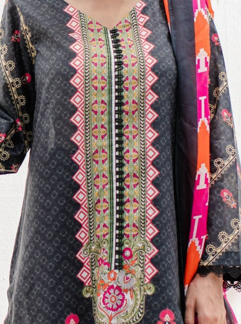 Zellbury Vol-04 Printed Lawn Unstitched 2 Piece Suit WUS23X20221