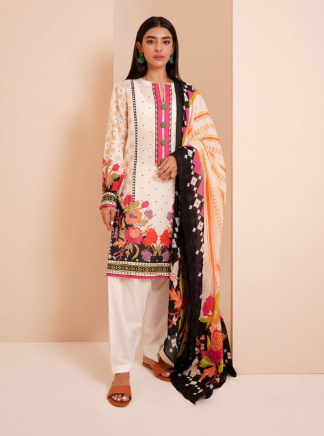 Zellbury Vol-04 Printed Lawn Unstitched 2 Piece Suit WUS23X20307