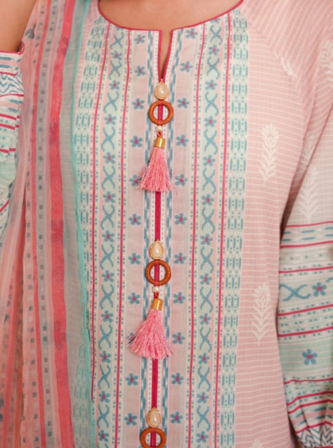 Zellbury Vol-04 Printed Lawn Unstitched 2 Piece Suit WUS23X20309