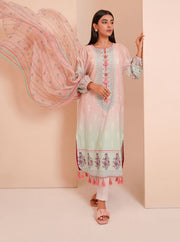 Zellbury Vol-04 Printed Lawn Unstitched 2 Piece Suit WUS23X20309
