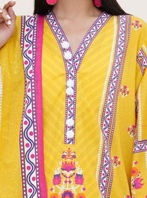 Zellbury Vol-04 Printed Lawn Unstitched 2 Piece Suit WUS23X20390