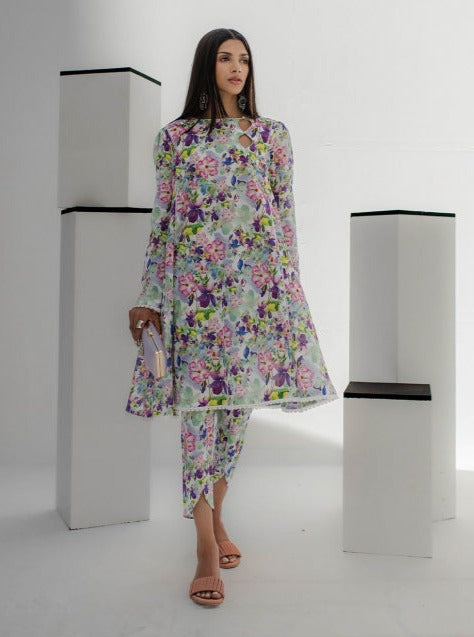 Zellbury Vol-04 Printed Lawn Unstitched 2 Piece Suit WUS23X20505