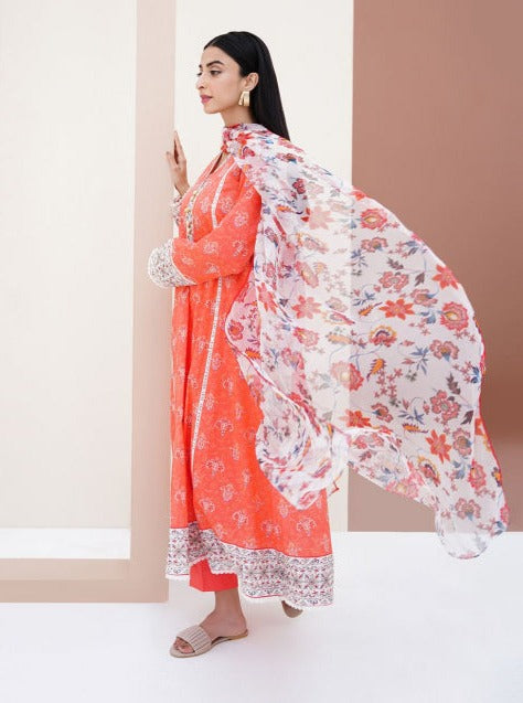 Zellbury Vol-04 Printed Lawn Unstitched 3 Piece Suit WUS23X30320
