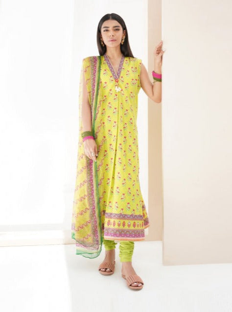 Zellbury Vol-04 Printed Lawn Unstitched 3 Piece Suit WUS23X30321