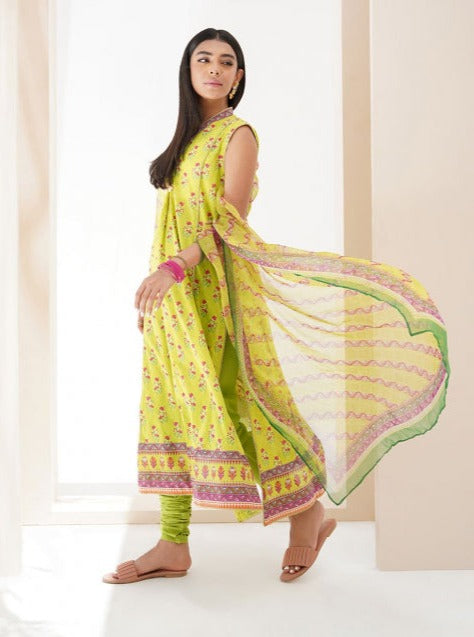 Zellbury Vol-04 Printed Lawn Unstitched 3 Piece Suit WUS23X30321