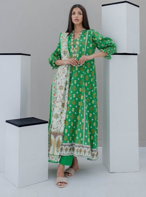 Zellbury Vol-04 Printed Lawn Unstitched 3 Piece Suit WUS23X30327