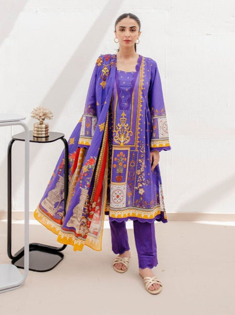 Zellbury Vol-04 Printed Lawn Unstitched 3 Piece Suit WUS23X30332