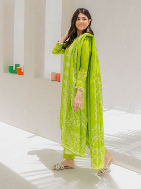 Zellbury Vol-04 Printed Lawn Unstitched 3 Piece Suit WUS23X30346