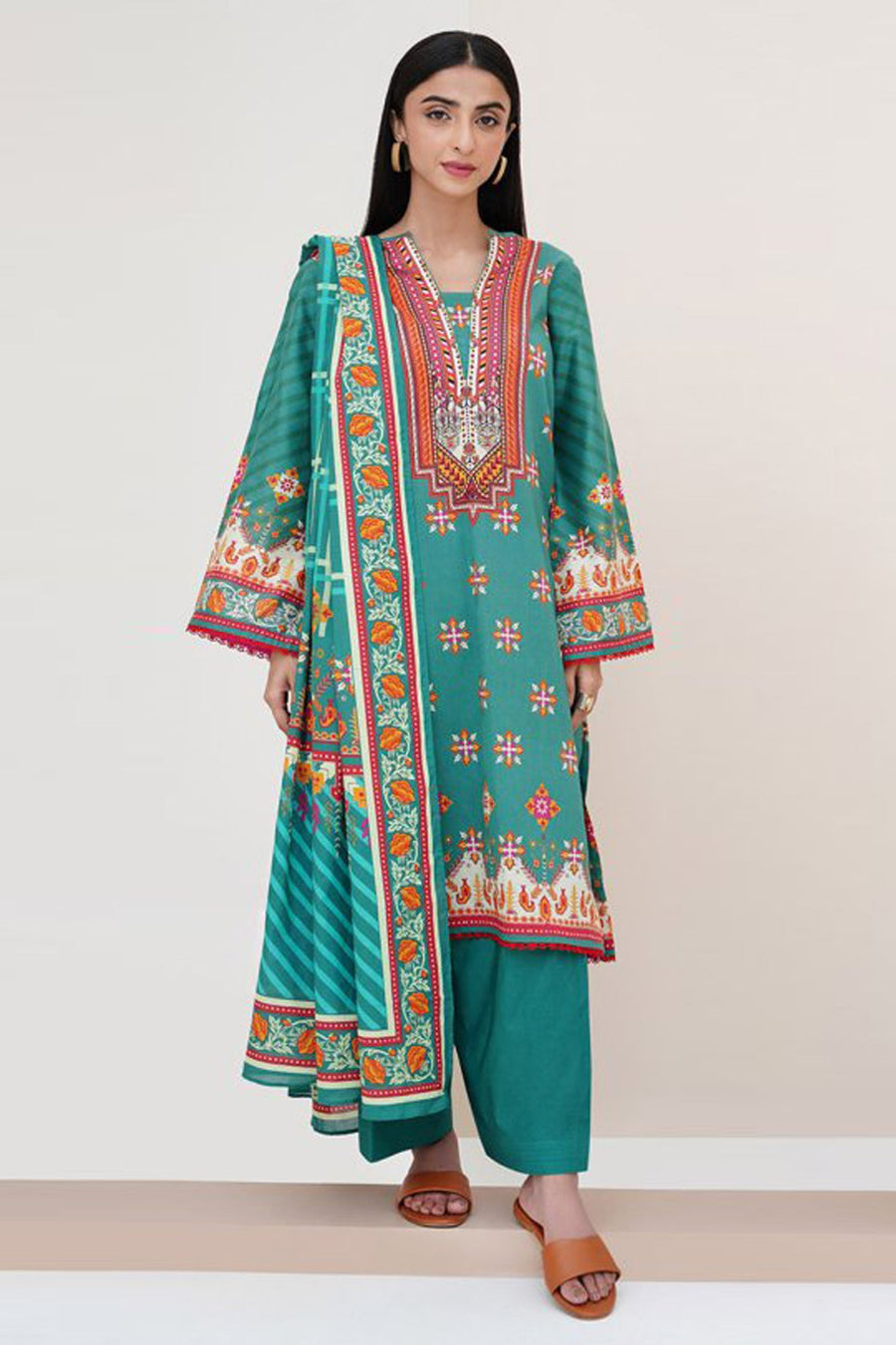 Zellbury Vol-04 Printed Lawn Unstitched 3 Piece Suit WUS23X30383