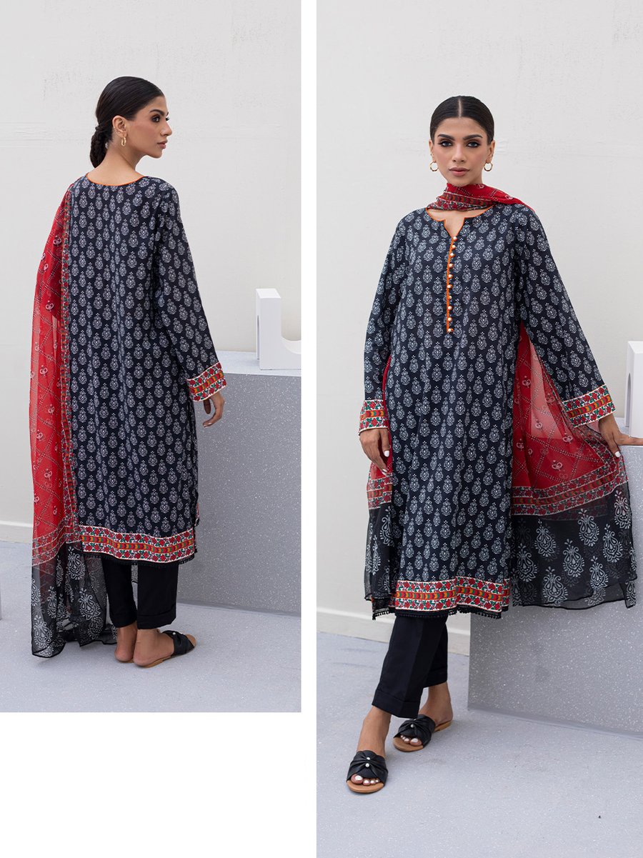 Zellbury Vol-05 Printed Lawn Unstitched 3 Piece Suit WUS23X30402