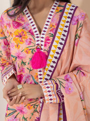 Zellbury Vol-04 Printed Lawn Unstitched 3 Piece Suit WUS23X30406