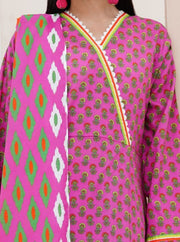 Zellbury Vol-04 Printed Lawn Unstitched 3 Piece Suit WUS23X30408