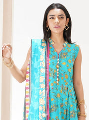 Zellbury Vol-04 Printed Lawn Unstitched 3 Piece Suit WUS23X30410
