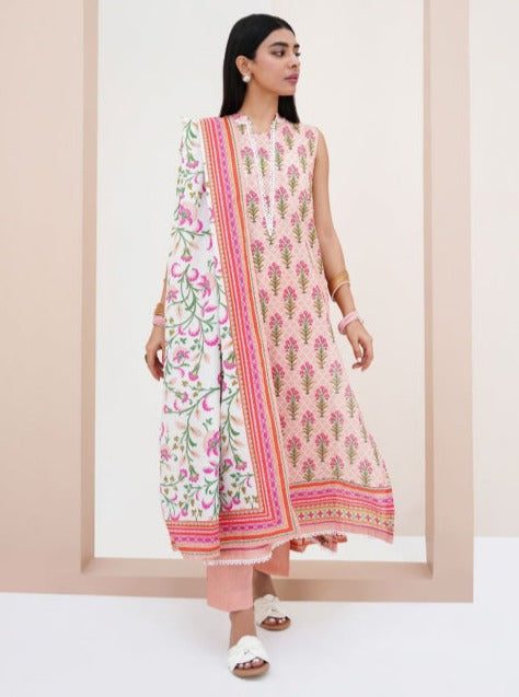 Zellbury Vol-04 Printed Lawn Unstitched 3 Piece Suit WUS23X30411
