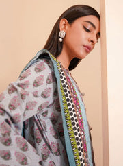 Zellbury Vol-04 Printed Lawn Unstitched 3 Piece Suit WUS23X30412