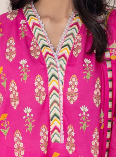 Zellbury Vol-04 Printed Lawn Unstitched 3 Piece Suit WUS23X30413