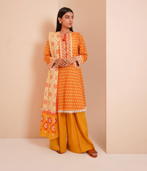 Zellbury Vol-04 Printed Lawn Unstitched 3 Piece Suit WUS23X30414