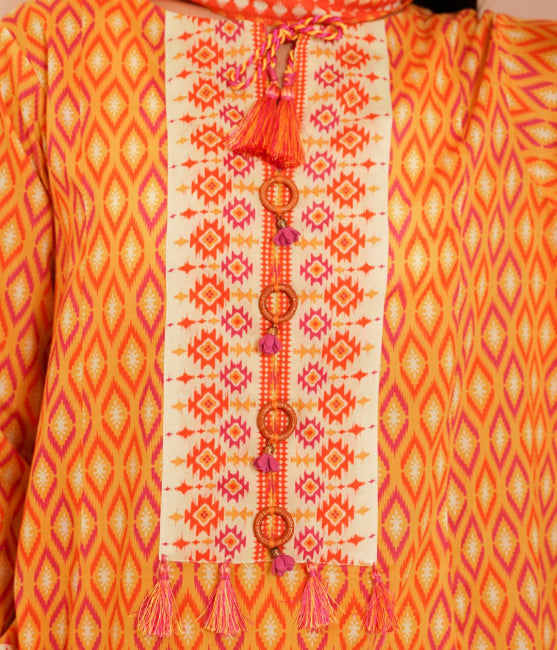 Zellbury Vol-04 Printed Lawn Unstitched 3 Piece Suit WUS23X30414