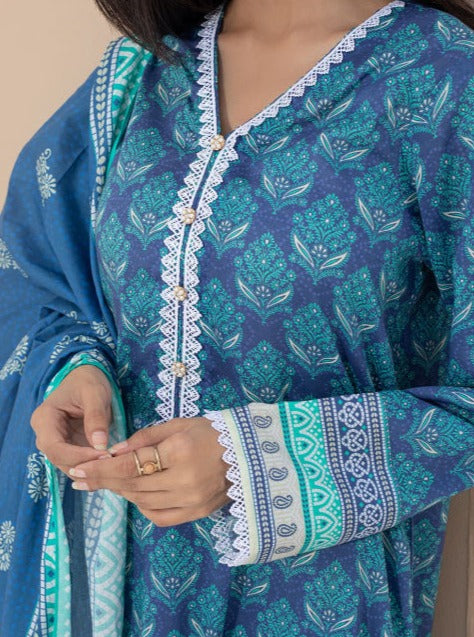 Zellbury Vol-04 Printed Lawn Unstitched 3 Piece Suit WUS23X30418