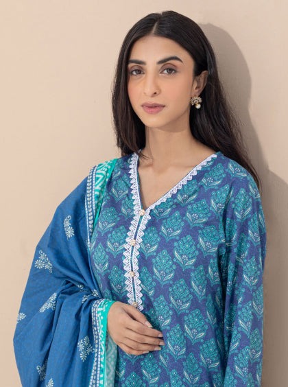 Zellbury Vol-04 Printed Lawn Unstitched 3 Piece Suit WUS23X30418