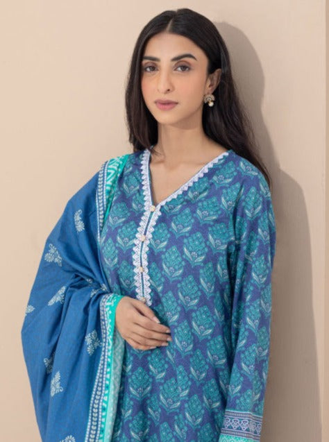 Zellbury Vol-04 Printed Lawn Unstitched 3 Piece Suit WUS23X30418