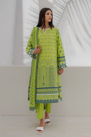 Zellbury Vol-04 Embroidered Lawn Unstitched 3 Piece Suit WUS23E30169