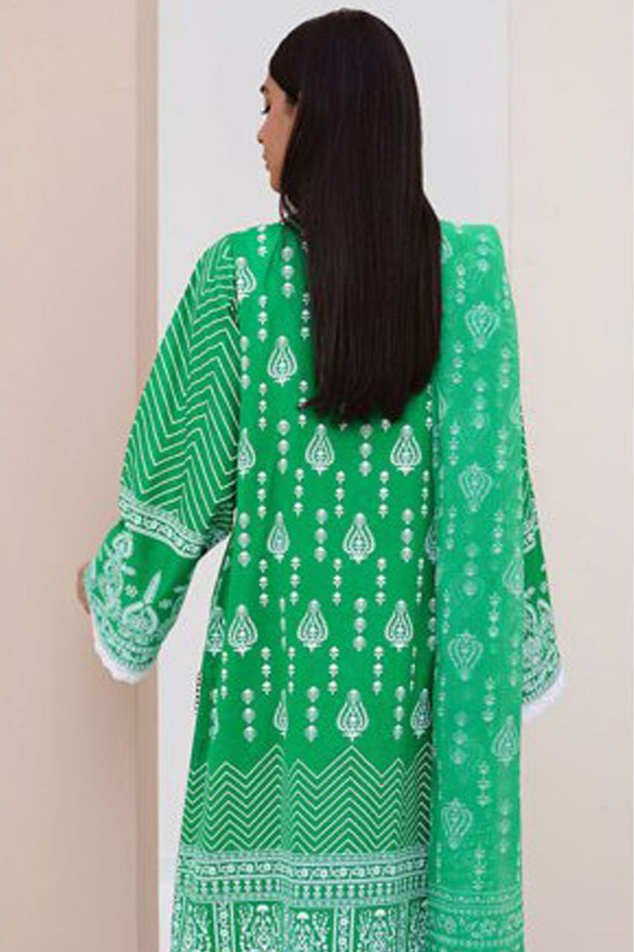 Zellbury Vol-04 Embroidered Lawn Unstitched 3 Piece Suit WUS23E30350