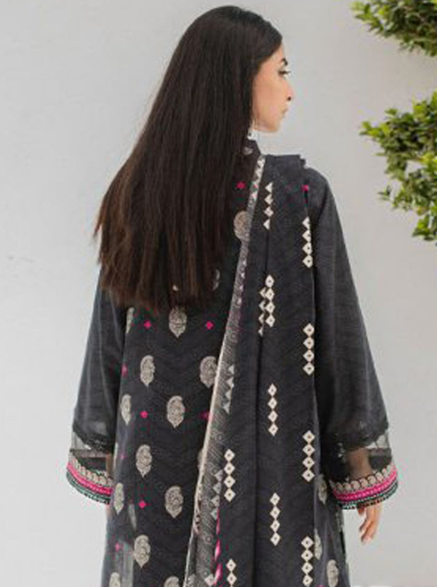 Zellbury Vol-04 Embroidered Lawn Unstitched 3 Piece Suit WUS23E30355