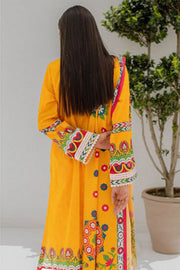 Zellbury Vol-04 Embroidered Lawn Unstitched 3 Piece Suit WUS23E30361