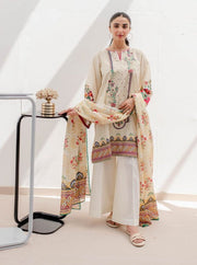 Zellbury Vol-04 Embroidered Lawn Unstitched 3 Piece Suit WUS23E30362