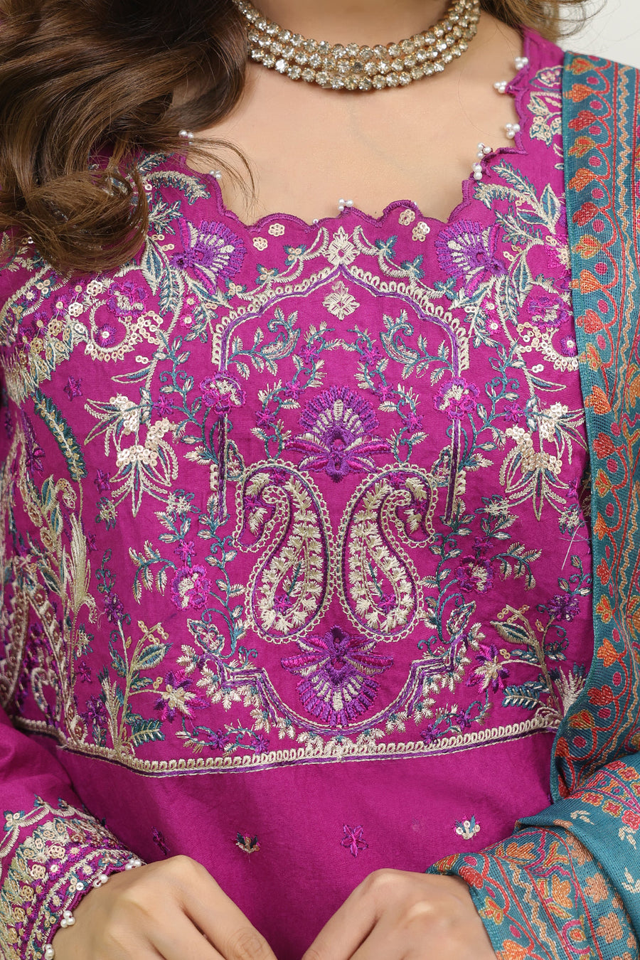 Zellbury Signature Embroidered Lawn Unstitched 3Pc Suit WUS24E31269