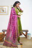 Zellbury Signature Embroidered Lawn Unstitched 3Pc Suit WUS24E31273