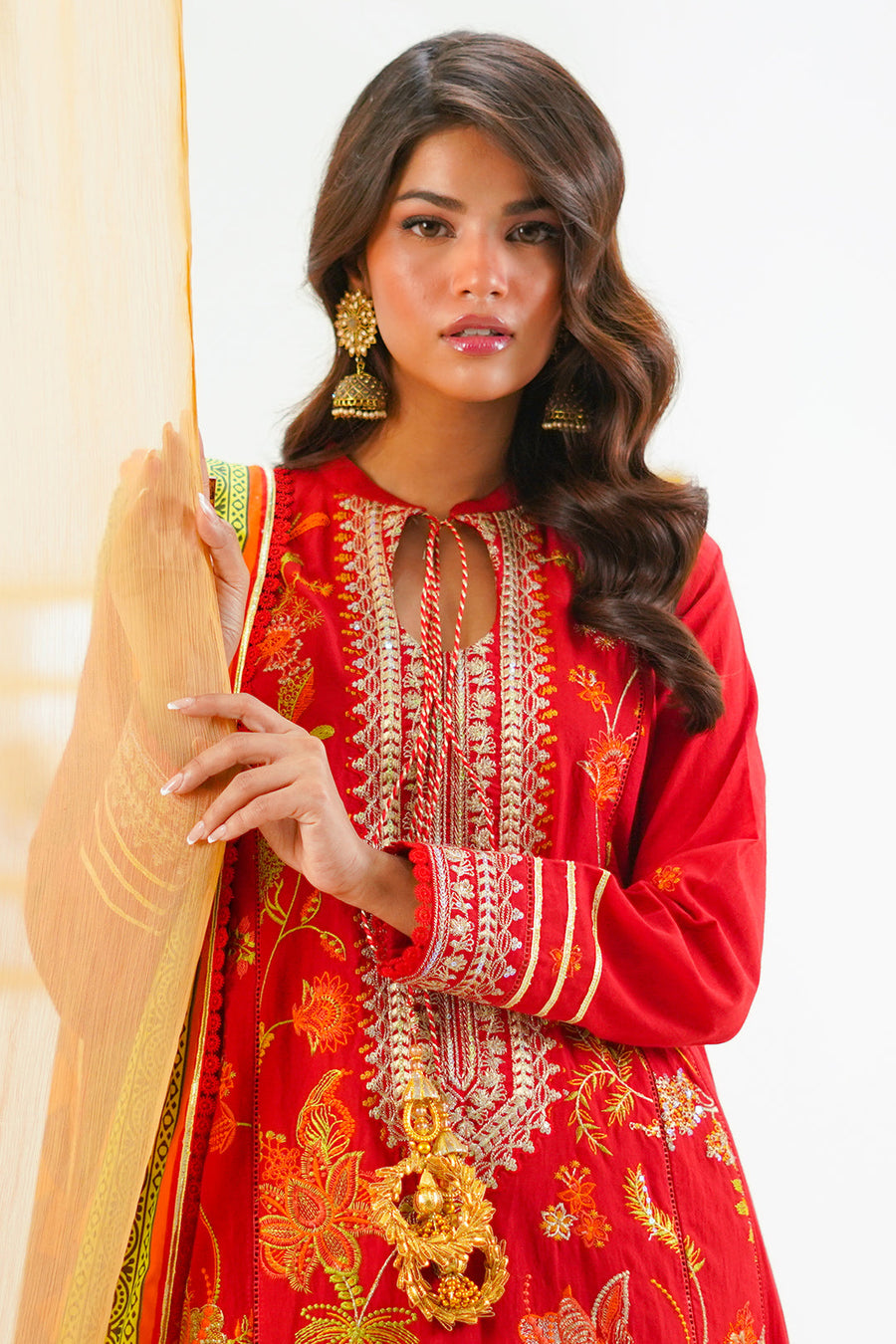 Zellbury Signature Embroidered Lawn Unstitched 3Pc Suit WUS24E31295