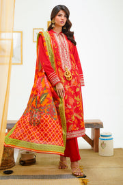 Zellbury Signature Embroidered Lawn Unstitched 3Pc Suit WUS24E31295
