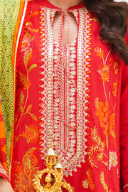 Zellbury Signature Embroidered Lawn Unstitched 3Pc Suit WUS24E31295