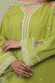 Zellbury Embroidered Self Jacquard Unstitched 3Pc Suit WUS24E31462