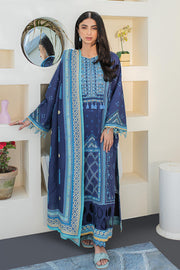 Zellbury Summer Embroidered Lawn Unstitched 3Pc Suit WUS24E31681