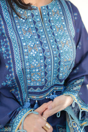 Zellbury Summer Embroidered Lawn Unstitched 3Pc Suit WUS24E31681