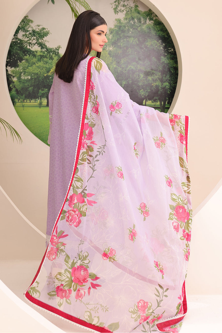 Zellbury Embroidered Self Jacquard Unstitched 3Pc Suit WUS24E31764