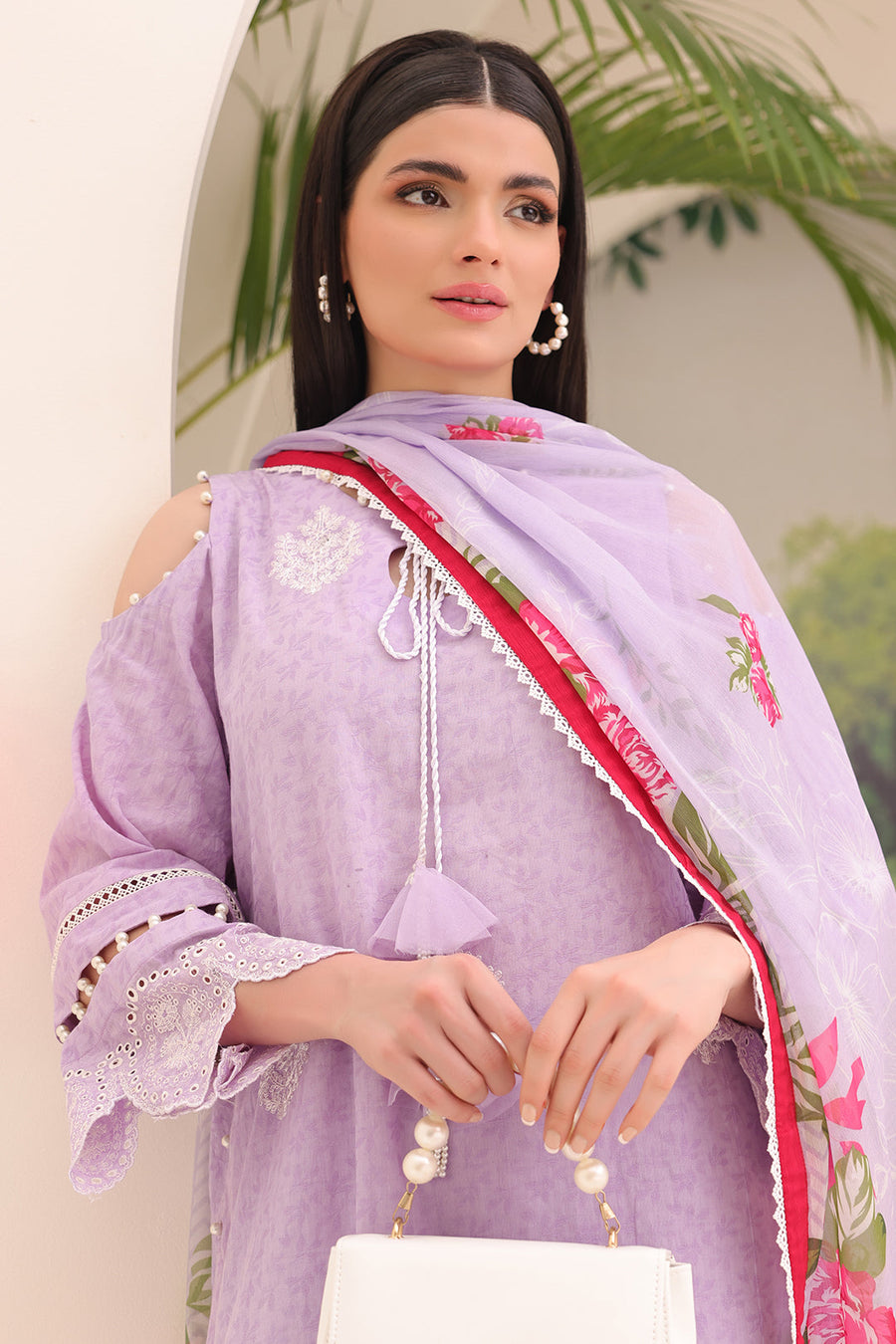 Zellbury Embroidered Self Jacquard Unstitched 3Pc Suit WUS24E31764